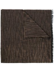 etched pattern scarf Lanvin
