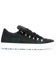 metallic accent checked sneakers Dsquared2