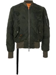 camouflage zipped bomber Unravel