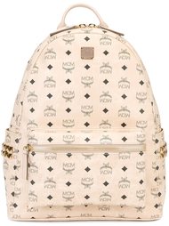 logo print backpack MCM