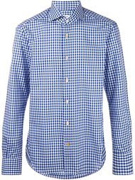 рубашка в клетку Kiton