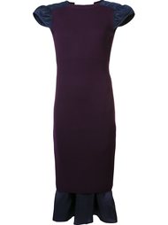 knitted panelled dress Sacai