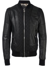 кожаная куртка бомбер Philipp Plein