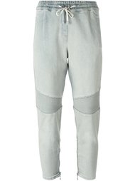 cropped biker track pants Balmain