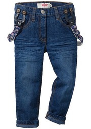 Джинсы с подтяжками