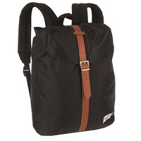 Рюкзак городской Herschel Post Mid Volume Black/Tan Synthetic Leather
