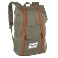 Рюкзак городской Herschel Retreat Deep Lichen Green/Tan Synthetic Leather