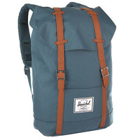 Рюкзак туристический Herschel Retreat Indian Teal/Tan Synthetic Leather