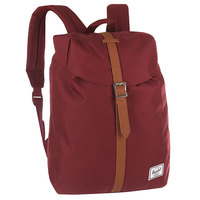 Рюкзак городской Herschel Post Mid Volume Windsor Wine/Tan Synthetic Leather