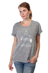 Футболка женская Roxy Boyfriendtee J Tees Charcoal Heather