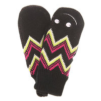 Варежки женские Volcom Valaika Mittens Black