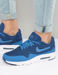 Синие кроссовки Nike Air Max 1 Ultra 845038-400 - Синий