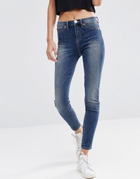 Зауженные джинсы с высокой талией Dittos Kelly - Blue kelly antique d