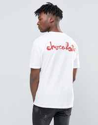 Футболка с принтом сзади HUF x Chocolate - Белый