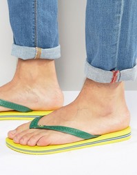 Бразильские шлепанцы Havaianas - Желтый