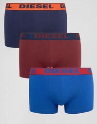 3 боксеров‑брифов с логотипом на поясе Diesel - Мульти