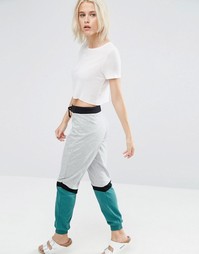 Джоггеры с сине‑зелеными вставками ASOS - Мульти