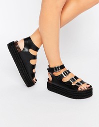 Сандалии на платформе ASOS FORE GO - Черный