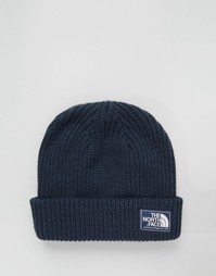 Темно-синяя шапка-бини The North Face Salty Dog - Темно-синий