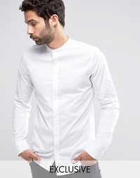 Рубашка суперузкого кроя с воротником на пуговицах Only &amp; Sons - Белый
