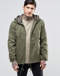 Куртка с капюшоном цвета хаки Pretty Green - Хаки