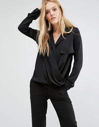 Y.A.S Faber Washed Silk Shirt - Черный