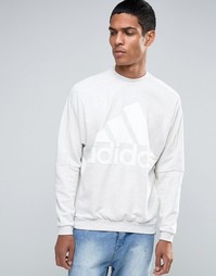 Плотный махровый свитшот с круглым вырезом adidas Originals AX9930