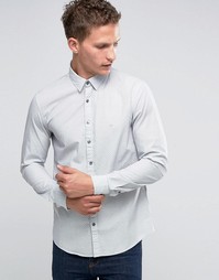 Рубашка узкого кроя с принтом Calvin Klein - Дымчатый кварц