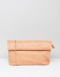 Missguided Minimal Clutch Bag - Blush