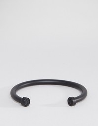 Черный матовый браслет Chained &amp; Able - Черный