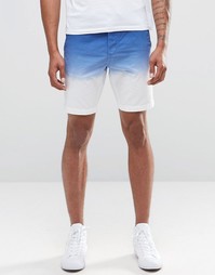 Хлопковые шорты слим с эффектом деграде Celio - Indigo - индиго