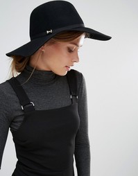 Широкополая шерстяная шляпа Ted Baker - Черный