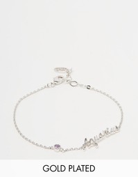 Astrid &amp; Miyu Aquarius Zodiac Bracelet - Серебряный