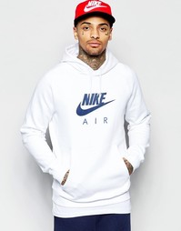 Белое худи с большим логотипом Nike 810806-100 - Белый