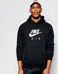 Худи с крупным логотипом Nike 810806-010 - Черный