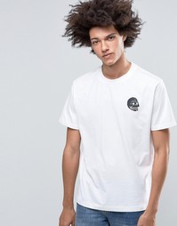 Футболка с маленьким черепом Cheap Monday Fantastic - Белый