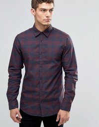 Рубашка в клетку Jack &amp; Jones - Burgundy