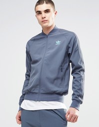 Спортивная куртка в стиле милитари adidas Originals AY7979 - Синий