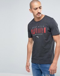 Синяя футболка с логотипом Puma 83833107 - Синий