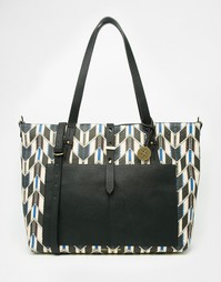 Сумка-шоппер с принтом Fiorelli - Winter stripe