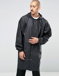 Свободная водонепроницаемая куртка Rains - Черный