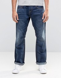 Темно-синие выбеленные джинсы свободного кроя Jack &amp; Jones