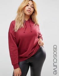 Худи ASOS CURVE Ultimate - Ягодный