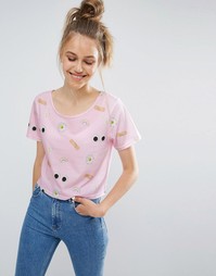 Local Heroes Logo T-Shirt - Розовый