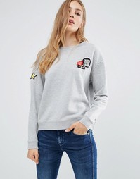 Свитшот Pepe Jeans Celia - 933 серый меланж