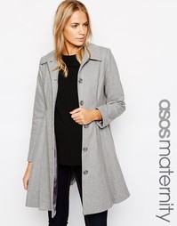 Короткое приталенное пальто для беременных ASOS Maternity Dolly