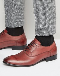 Кожаные туфли-оксфорды Base London Holmes - Красный