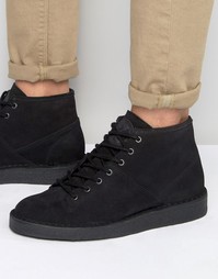 Замшевые ботинки на креповой подошве Paul Smith Errol - Черный