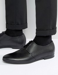BOSS By Hugo Boss Paris Leather Pebble Derby Shoes - Черный
