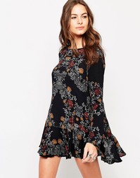 Платье Free People - Raven combo